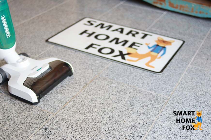 Gereinigter Ketchupfleck